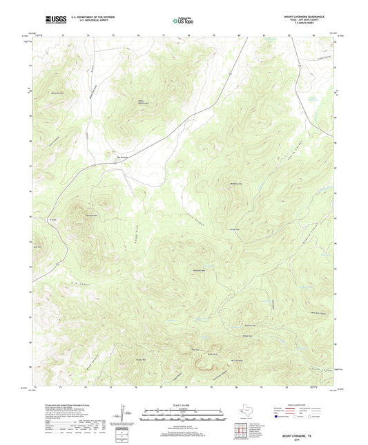 Mount Livermore Texas US Topo Map Image