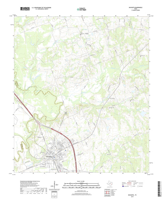 Navasota Texas US Topo Map Image