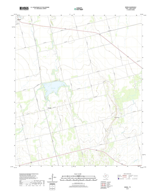 Neinda Texas US Topo Map Image