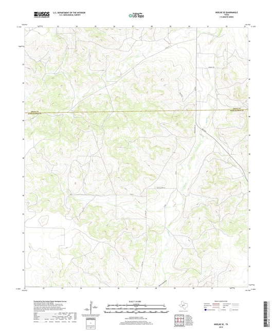 Noelke SE Texas US Topo Map Image