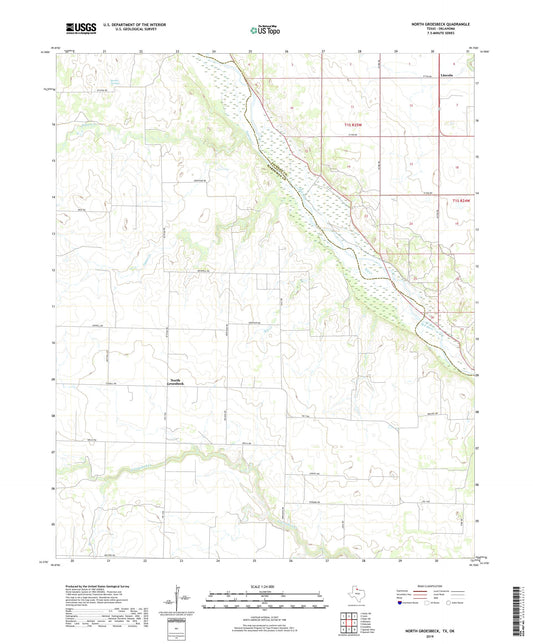 North Groesbeck Texas US Topo Map Image