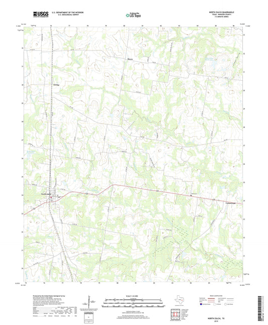 North Zulch Texas US Topo Map Image