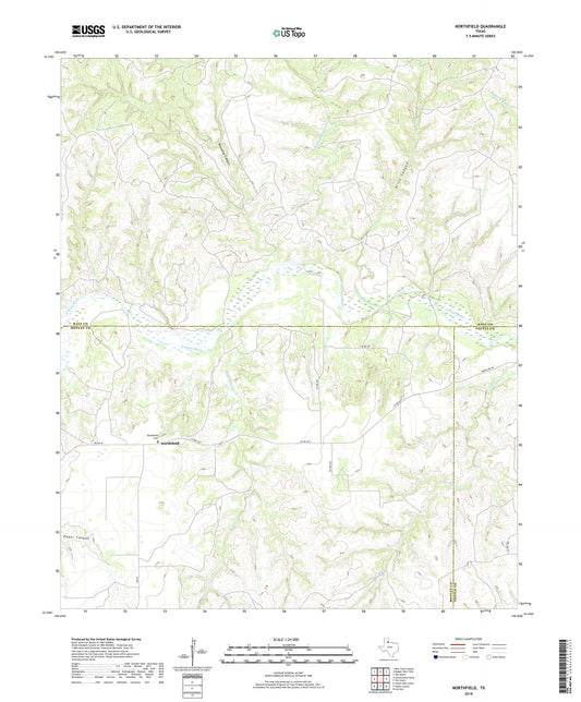 Northfield Texas US Topo Map Image