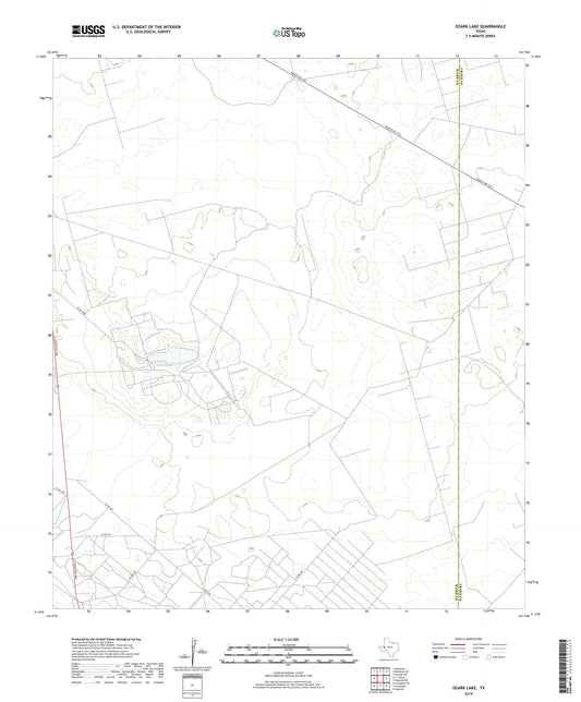 Ozark Lake Texas US Topo Map Image