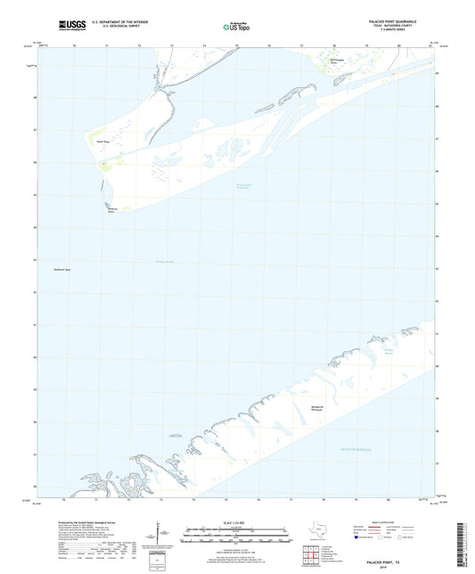 Palacios Point Texas US Topo Map Image