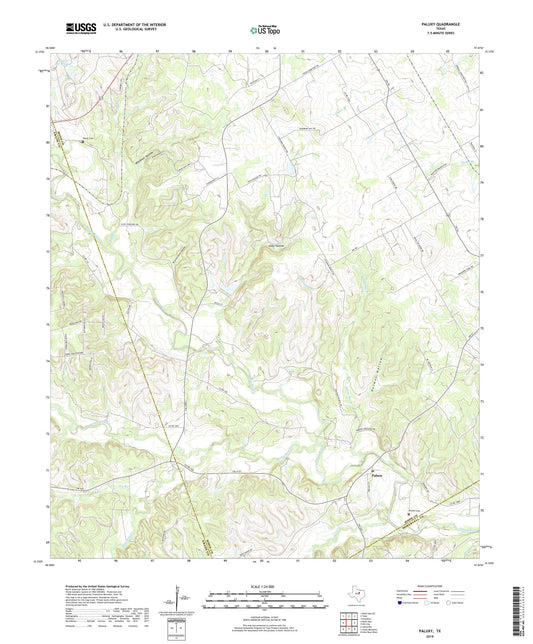 Paluxy Texas US Topo Map Image