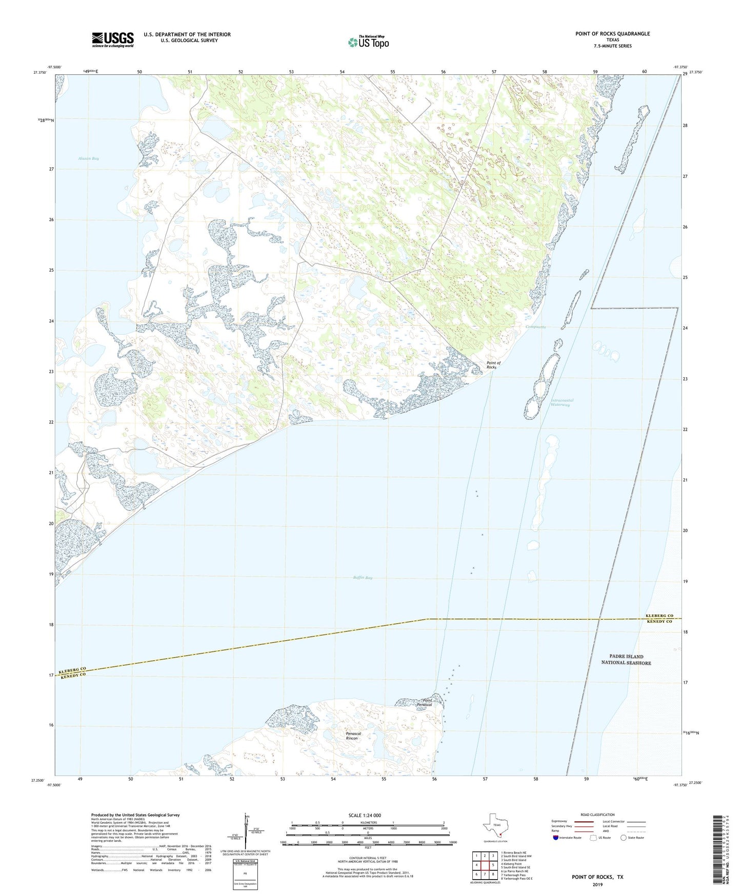 Point of Rocks Texas US Topo Map Image