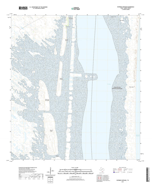 Potrero Cortado Texas US Topo Map Image