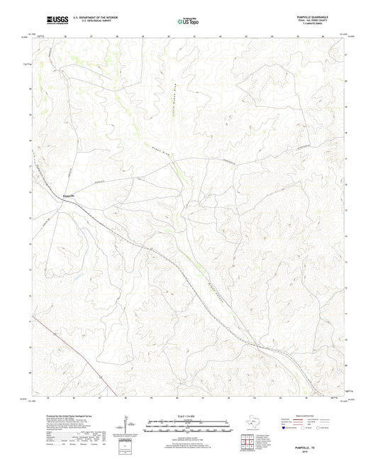 Pumpville Texas US Topo Map Image