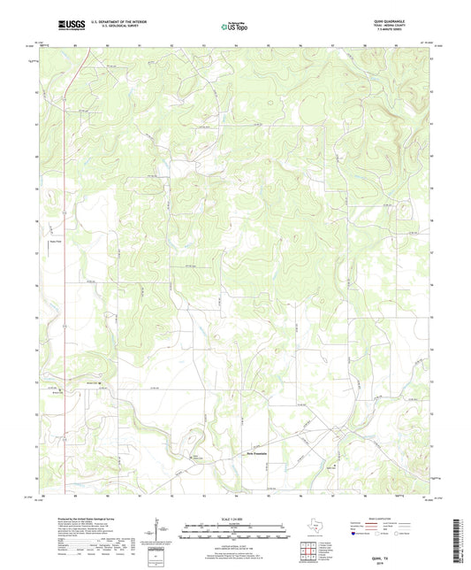 Quihi Texas US Topo Map Image