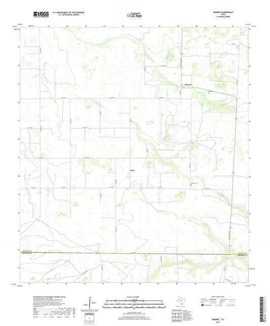 Ramirez Texas US Topo Map Image