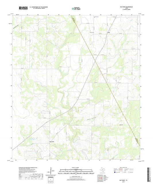 Ray Point Texas US Topo Map Image