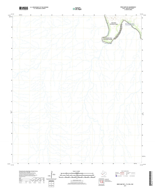 Reed Camp OE S Texas US Topo Map Image