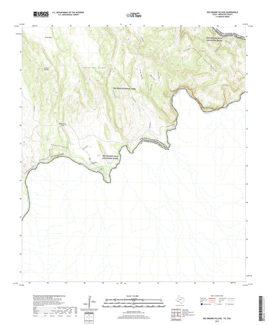 Rio Grande Village Texas US Topo Map Image