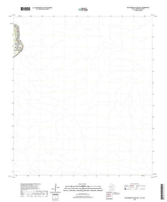 Rio Grande Village OE E Texas US Topo Map Image