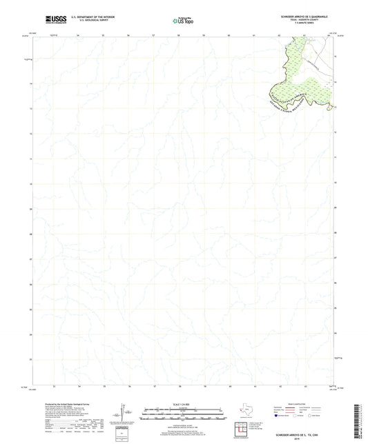 Schroder Arroyo OE S Texas US Topo Map Image