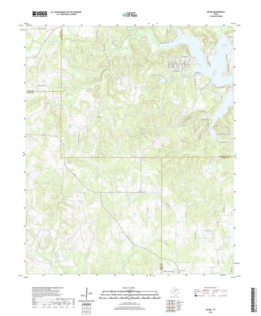 Selma Texas US Topo Map Image