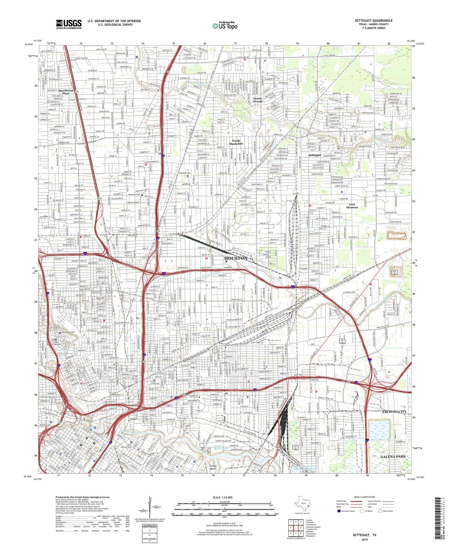 Settegast Texas US Topo Map Image