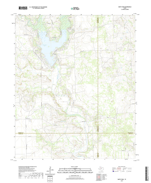 Smith Tank Texas US Topo Map Image
