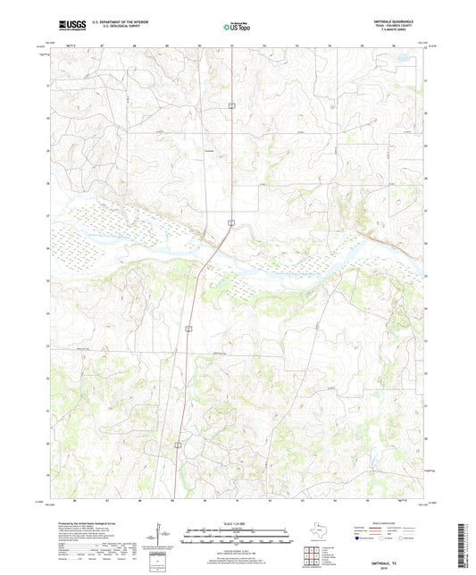 Smithdale Texas US Topo Map Image