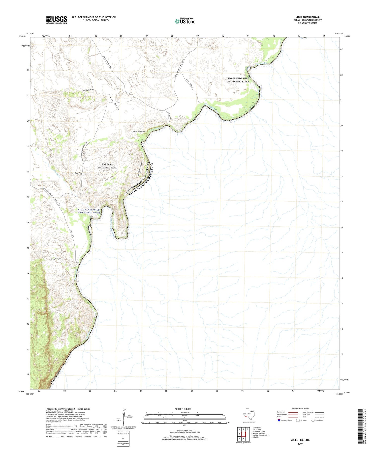 Solis Texas US Topo Map Image