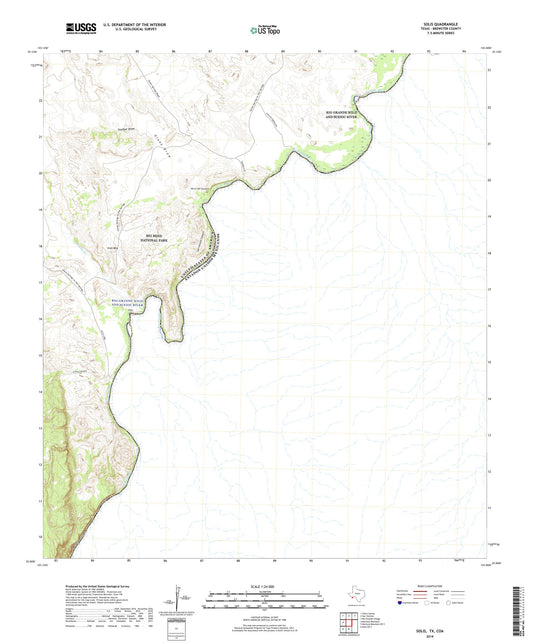Solis Texas US Topo Map Image