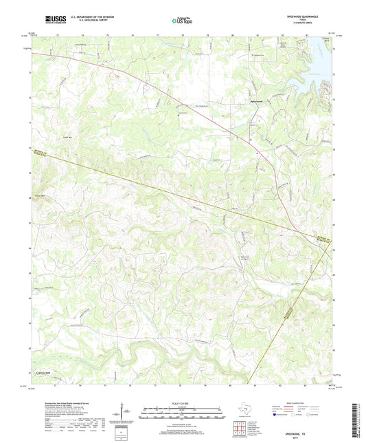 Spicewood Texas US Topo Map Image