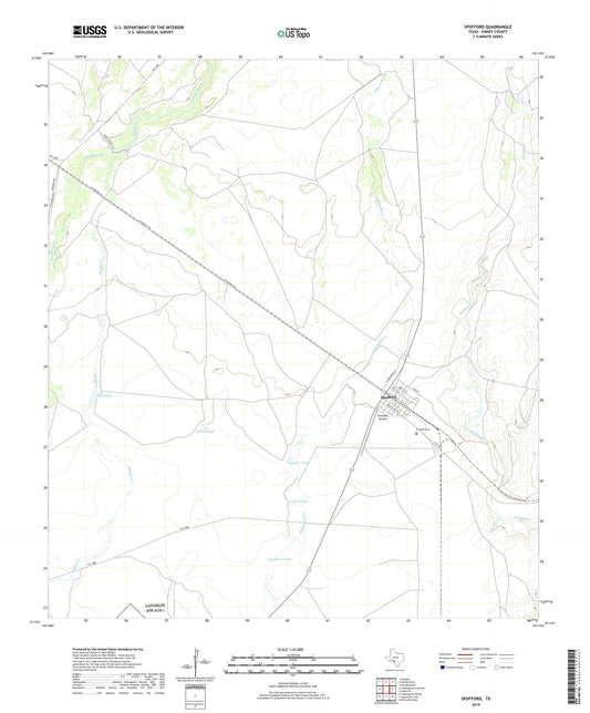 Spofford Texas US Topo Map Image