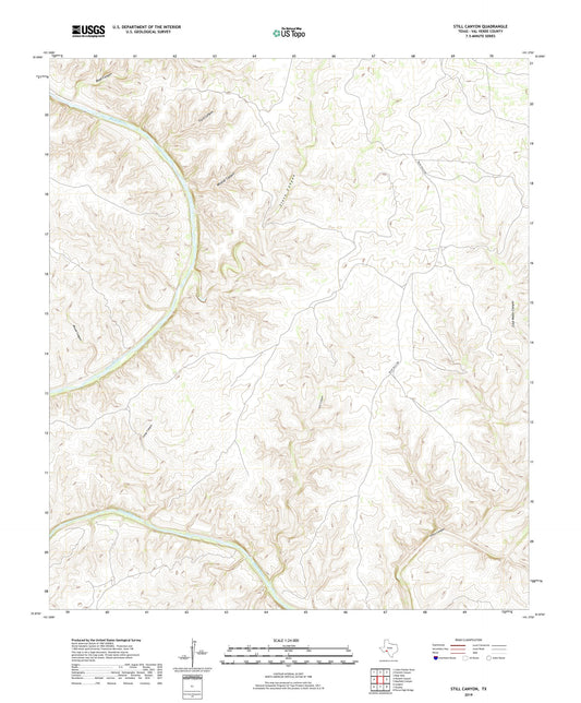 Still Canyon Texas US Topo Map Image