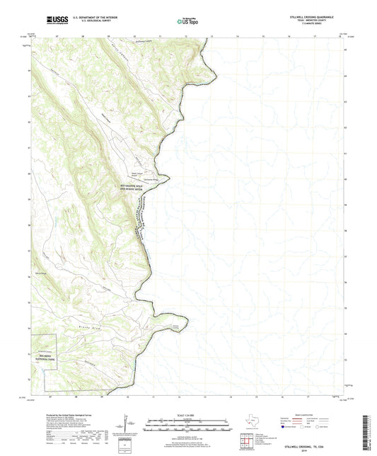 Stillwell Crossing Texas US Topo Map Image