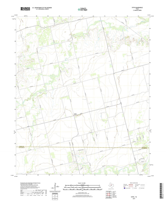 Stith Texas US Topo Map Image