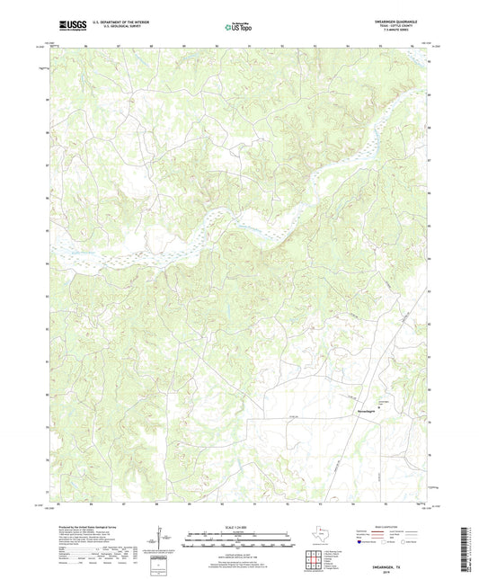 Swearingen Texas US Topo Map Image