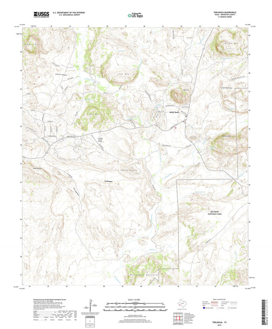 Terlingua Texas US Topo Map Image
