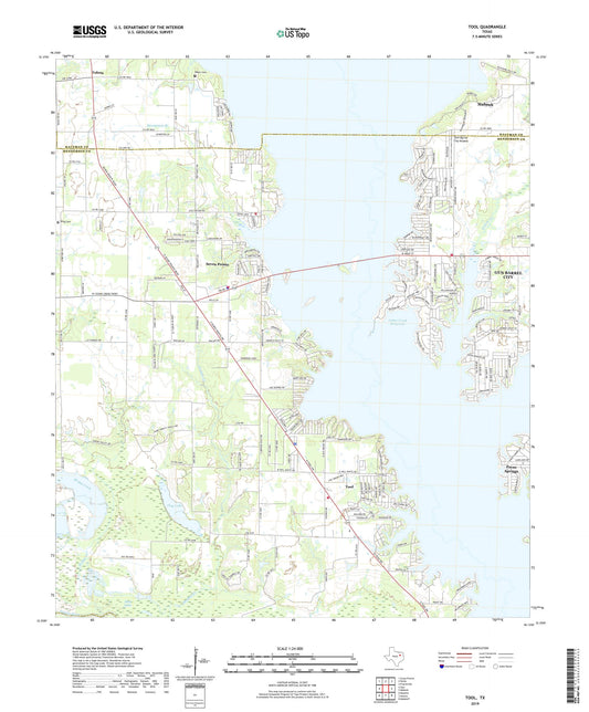 Tool Texas US Topo Map Image