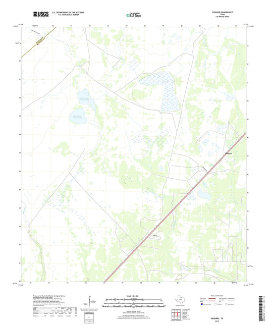 Vidaurri Texas US Topo Map Image