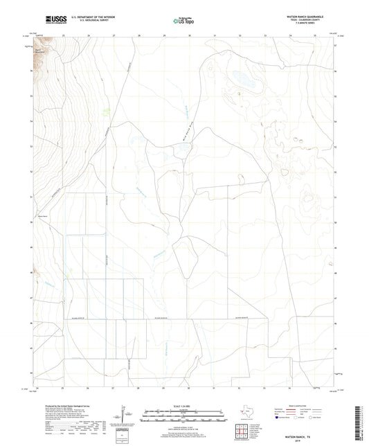 Watson Ranch Texas US Topo Map Image