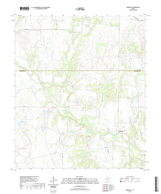 Webbville Texas US Topo Map Image