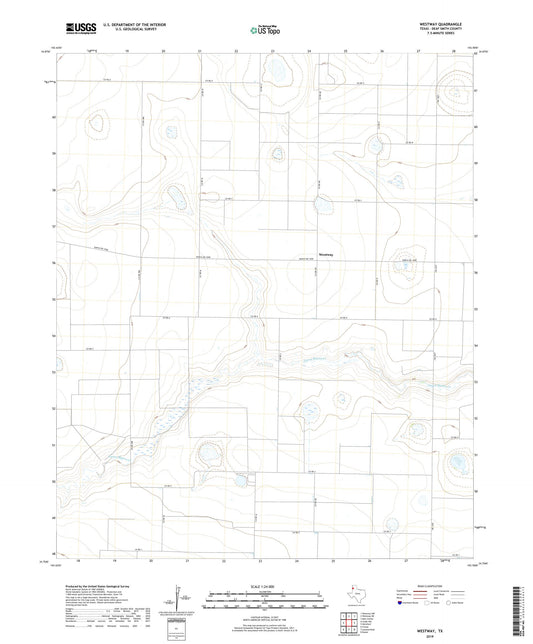Westway Texas US Topo Map Image