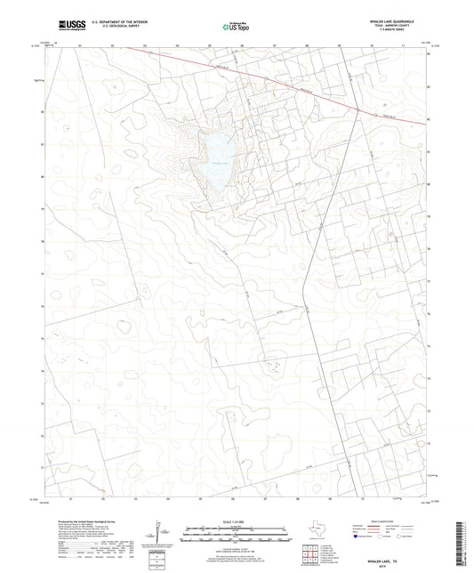 Whalen Lake Texas US Topo Map Image