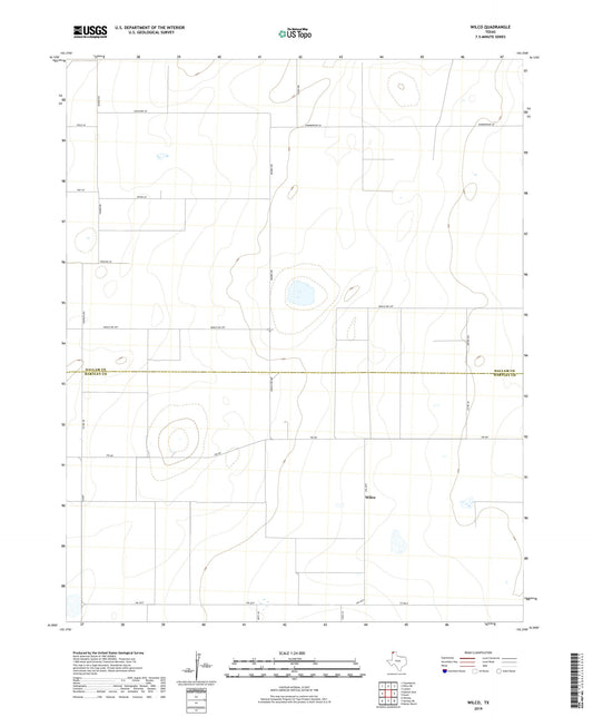 Wilco Texas US Topo Map Image