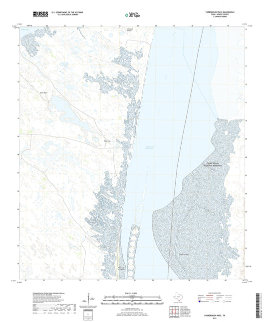 Yarborough Pass Texas US Topo Map Image