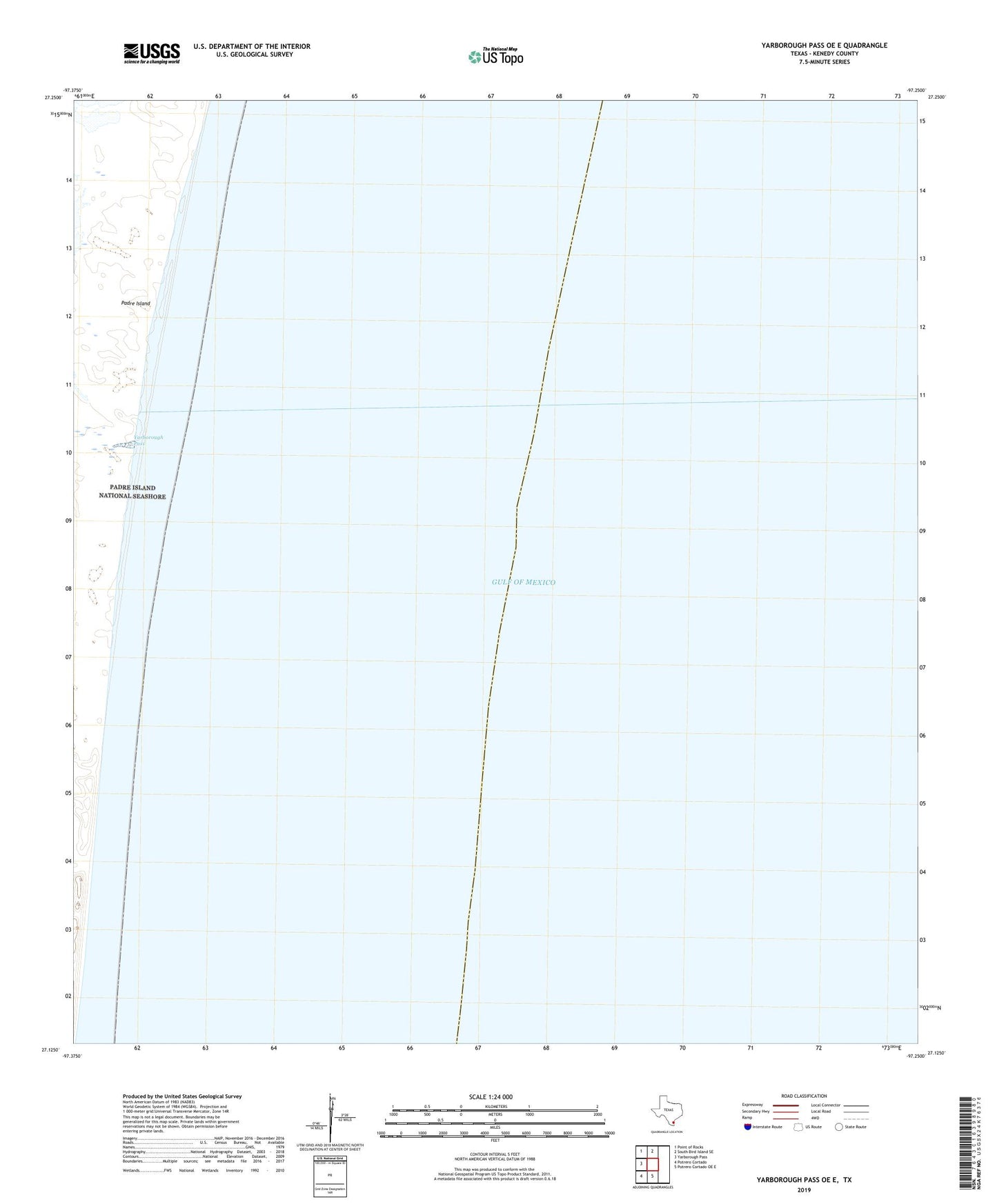 Yarborough Pass OE E Texas US Topo Map Image