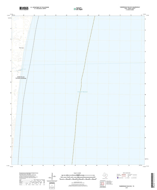 Yarborough Pass OE E Texas US Topo Map Image