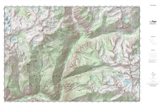 The Sphinx MyTopo Explorer Series Map Image