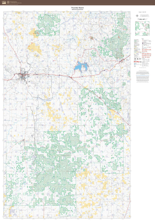 Thunder Basin National Grassland Map
