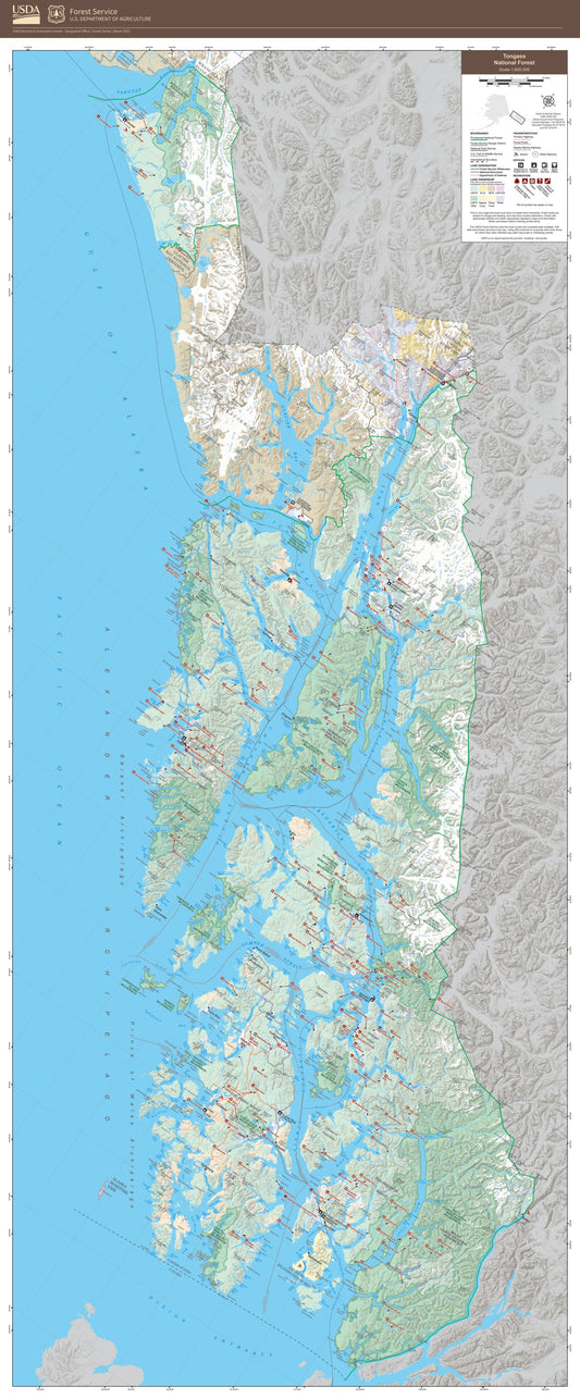Tongass National Forest Map