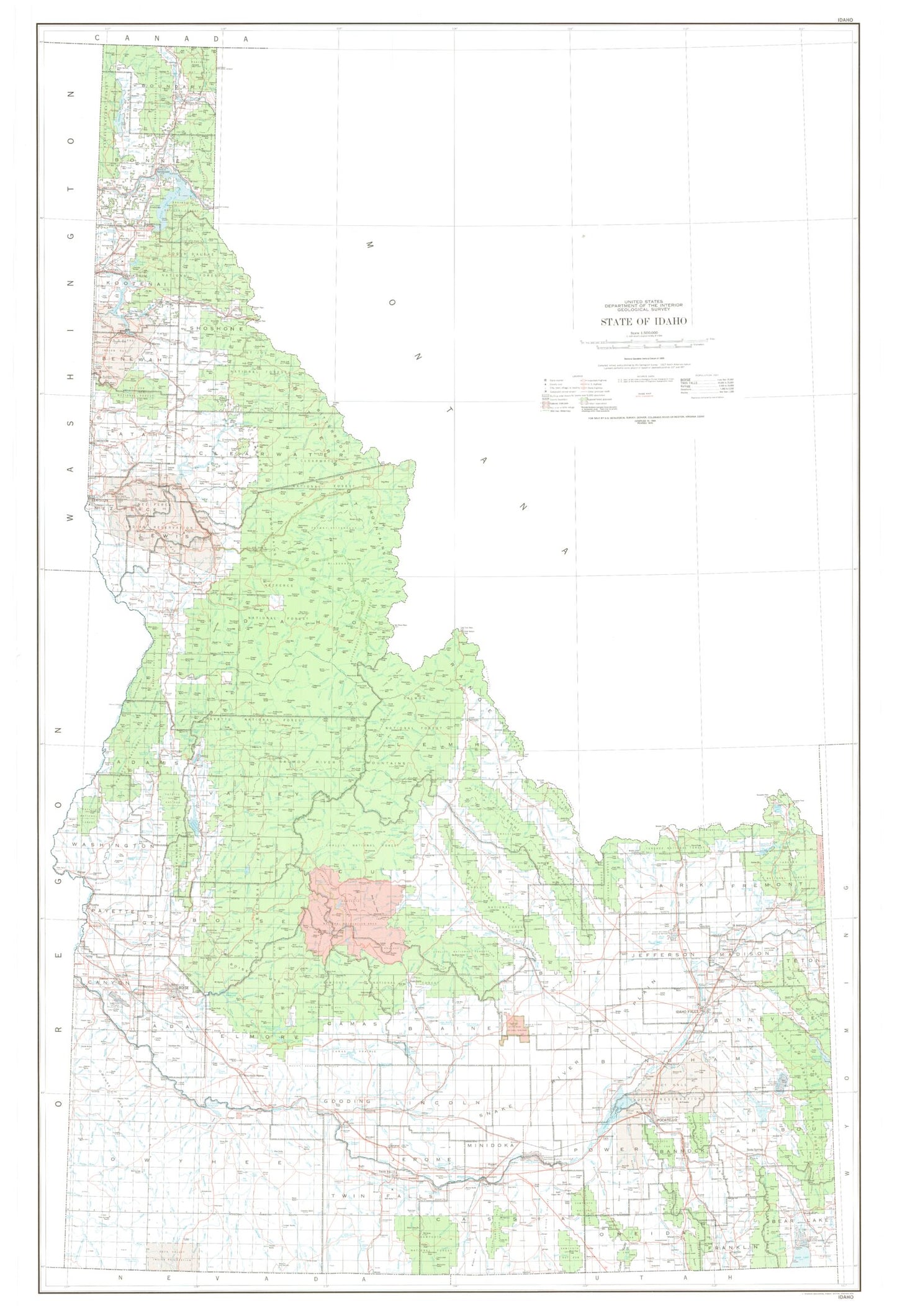 State of Idaho Base Map