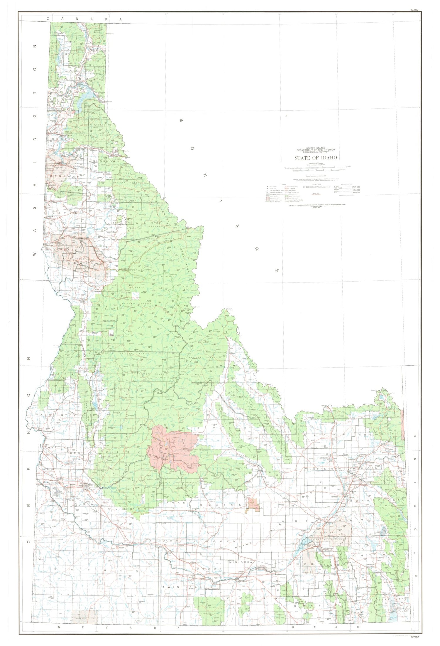 State of Idaho Base Map