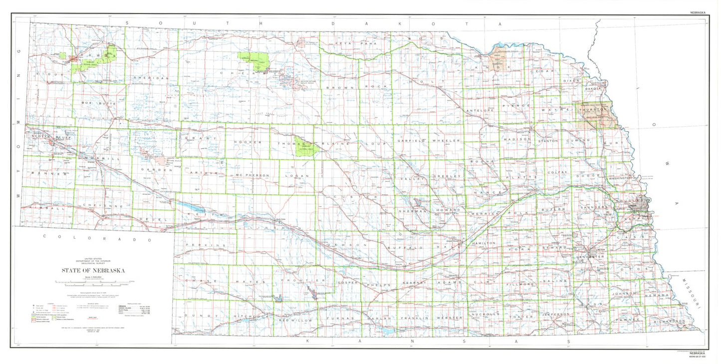 State of Nebraska Base Map