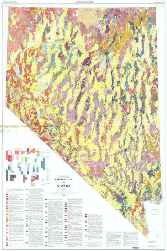 State of Nevada Geologic Map